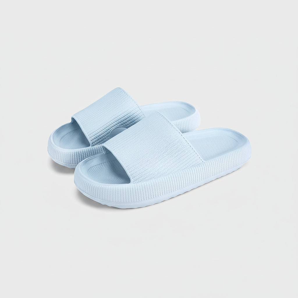 Comfortable Slippers with Foot Support, Adjustable Fit, and Cushioned Sole