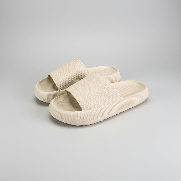 Comfortable Slippers with Foot Support, Adjustable Fit, and Cushioned Sole