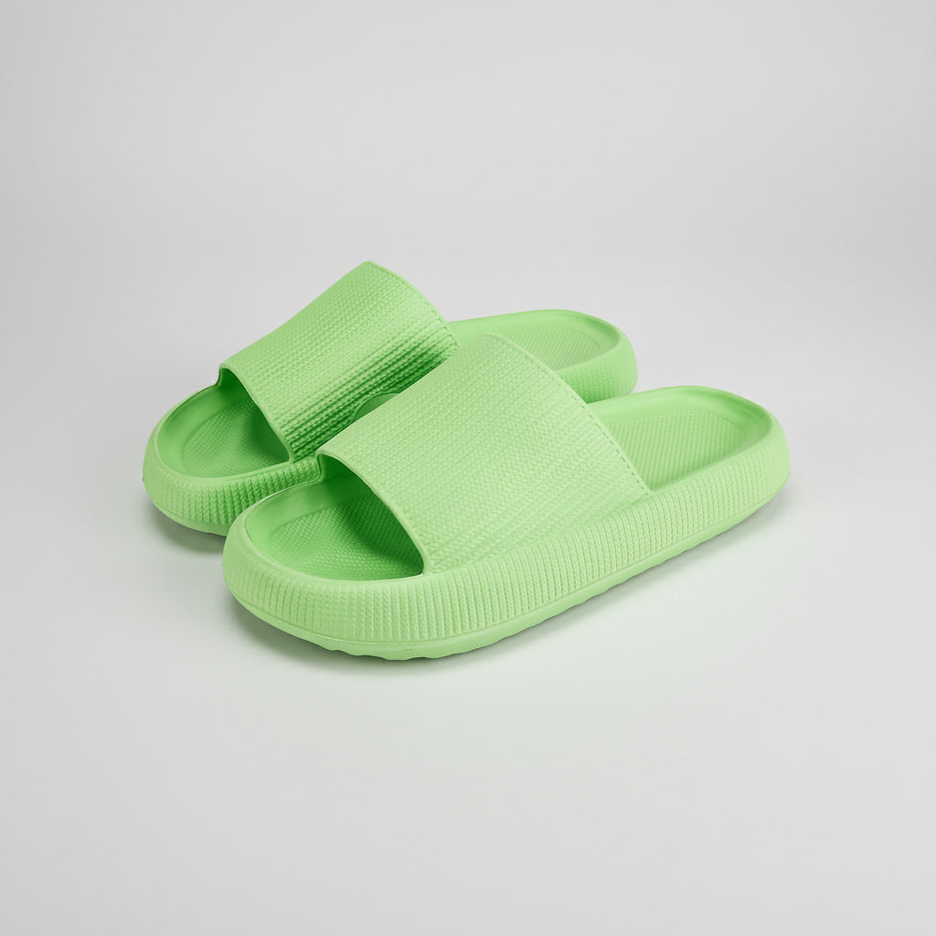 Comfortable Slippers with Foot Support, Adjustable Fit, and Cushioned Sole