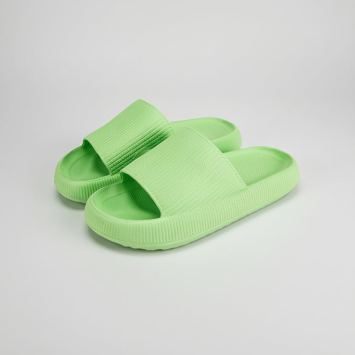 Comfortable Slippers with Foot Support, Adjustable Fit, and Cushioned Sole