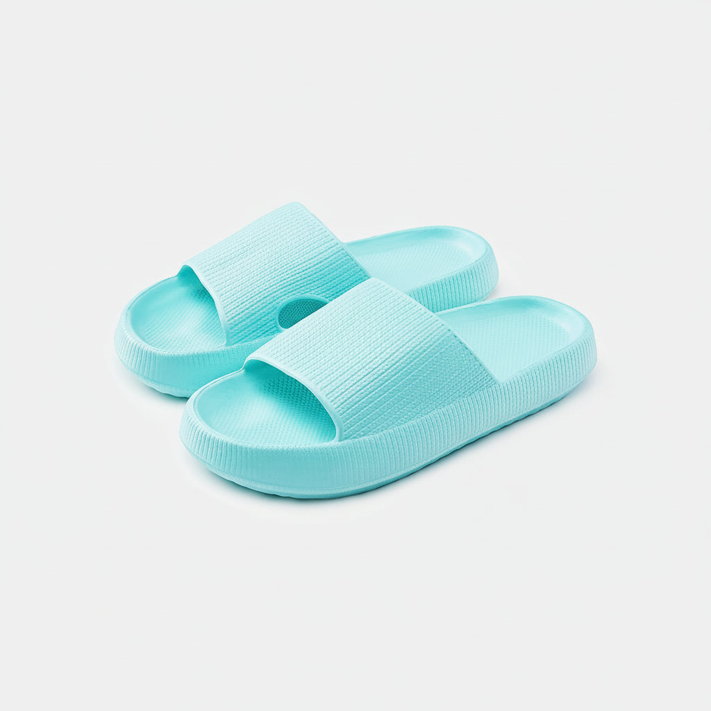 Comfortable Slippers with Foot Support, Adjustable Fit, and Cushioned Sole