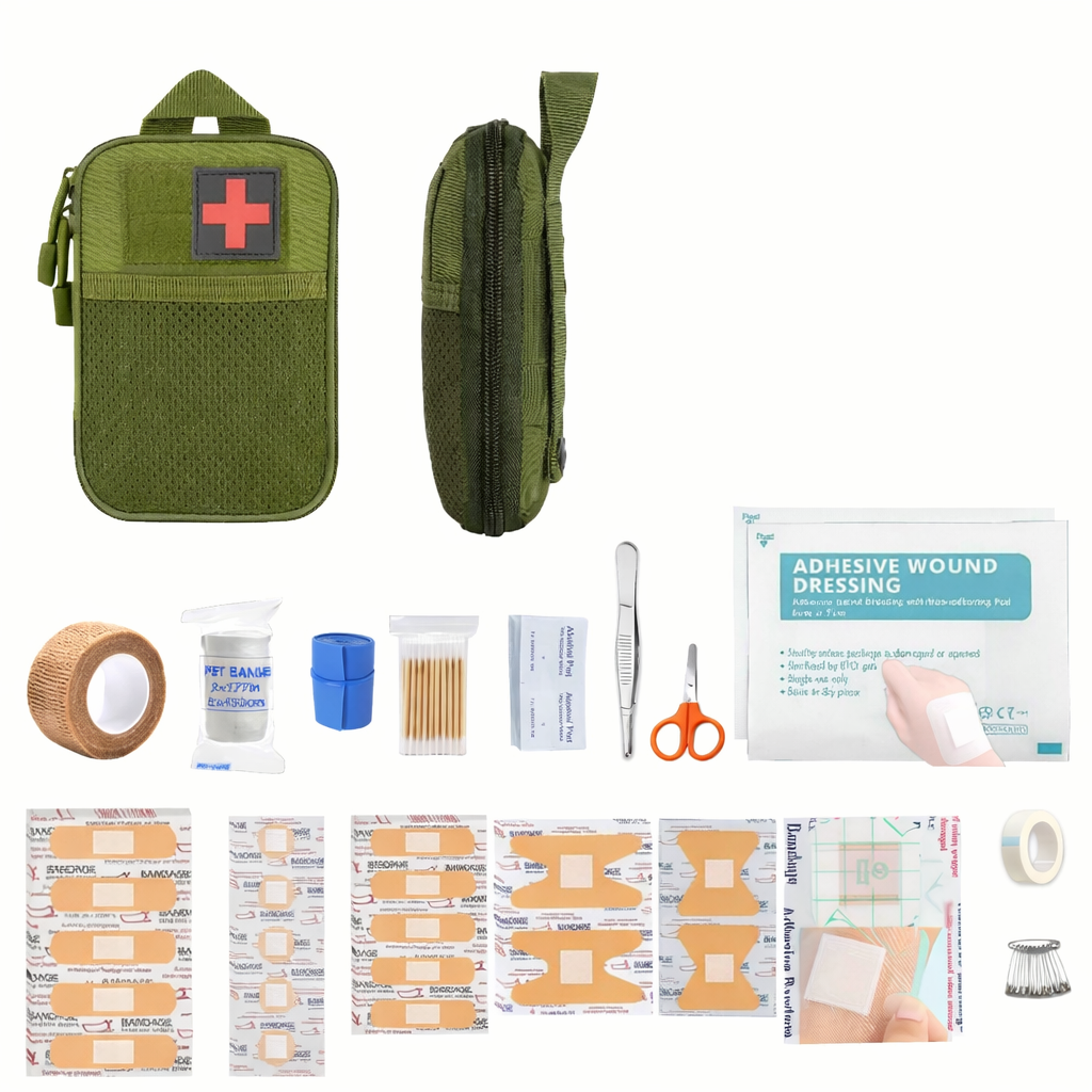 Portable First Aid Kit – Emergency Survival Set for Car, Travel & Home