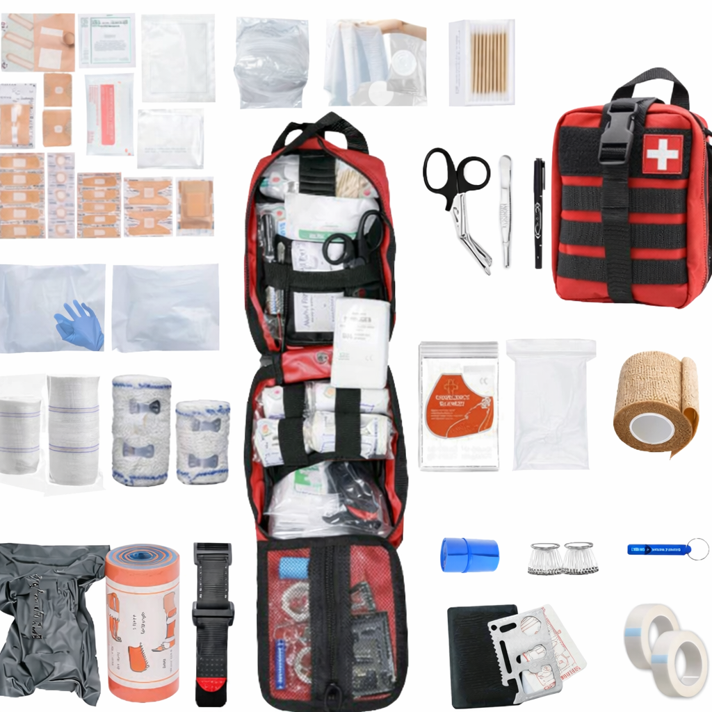 Portable First Aid Kit – Emergency Survival Set for Car, Travel & Home