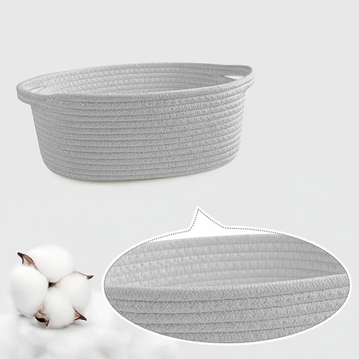 Aufbewahrungskorb Baumwolle Geflochten Organizer Geschenk