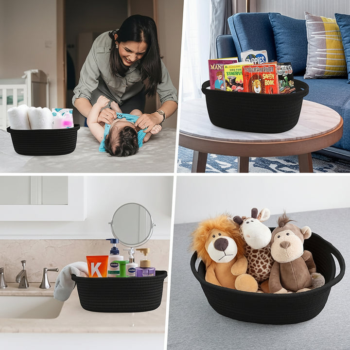 Aufbewahrungskorb Baumwolle Geflochten Organizer Geschenk