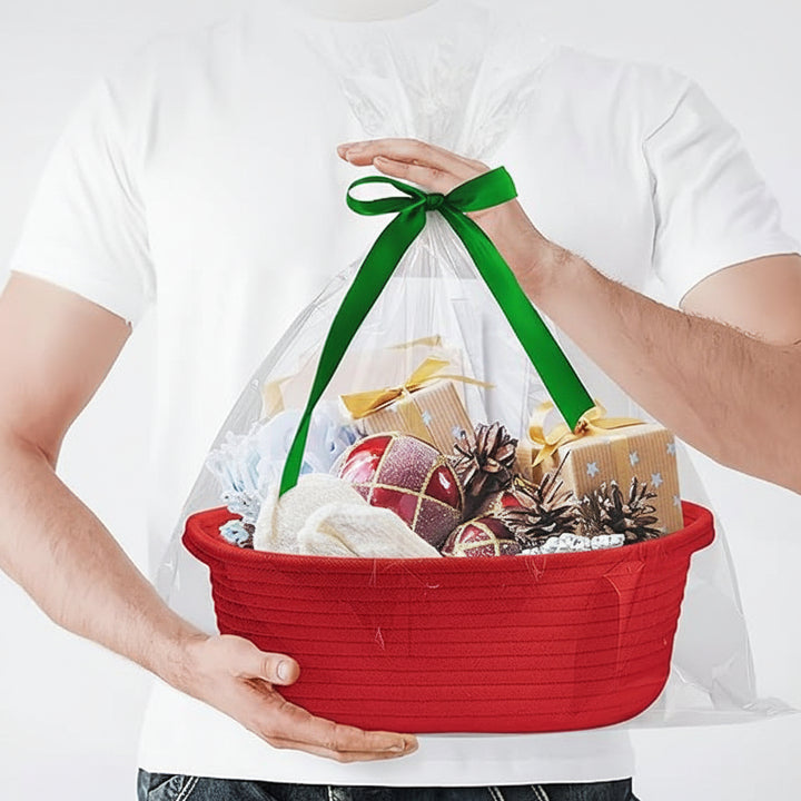 Aufbewahrungskorb Baumwolle Geflochten Organizer Geschenk