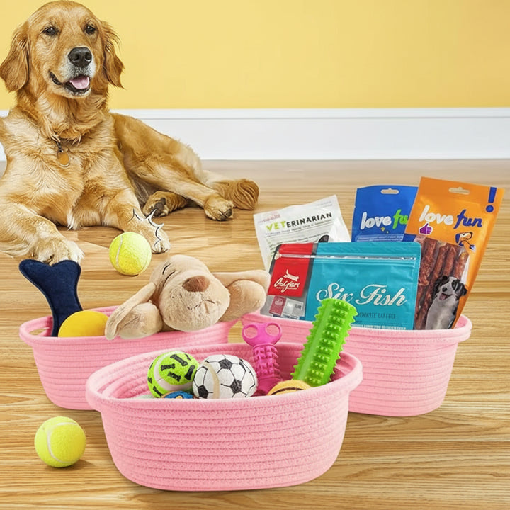 Aufbewahrungskorb Baumwolle Geflochten Organizer Geschenk