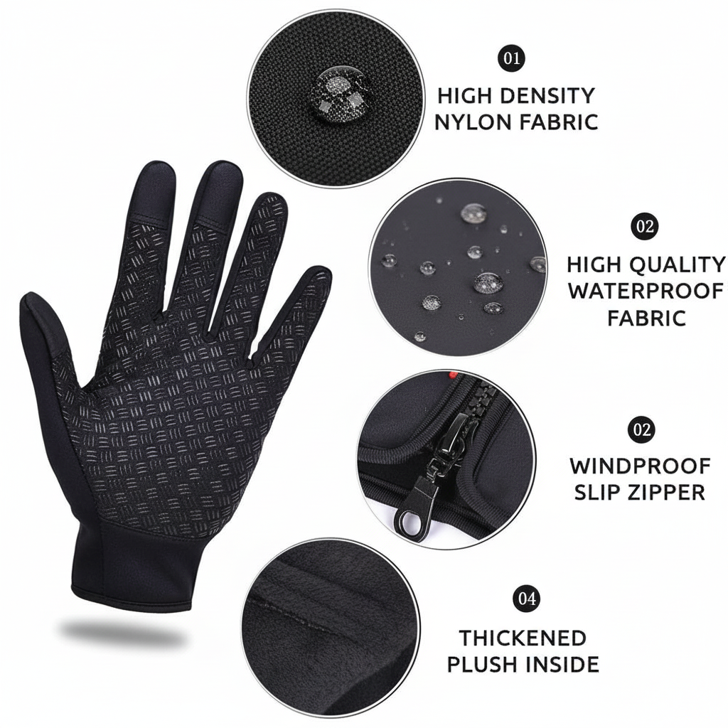 Winterhandschuhe Unisex Touchscreen Thermo
