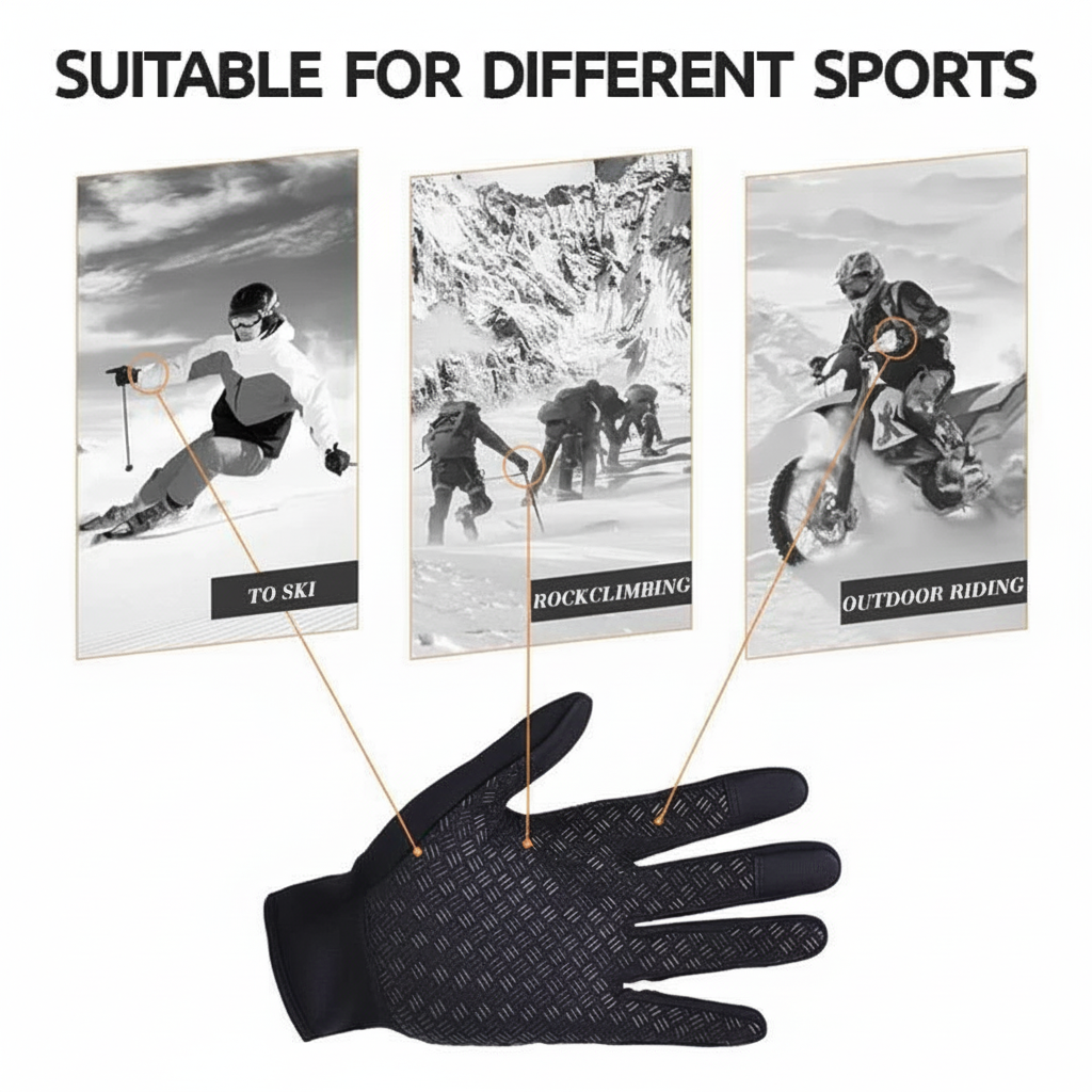 Winterhandschuhe Unisex Touchscreen Thermo