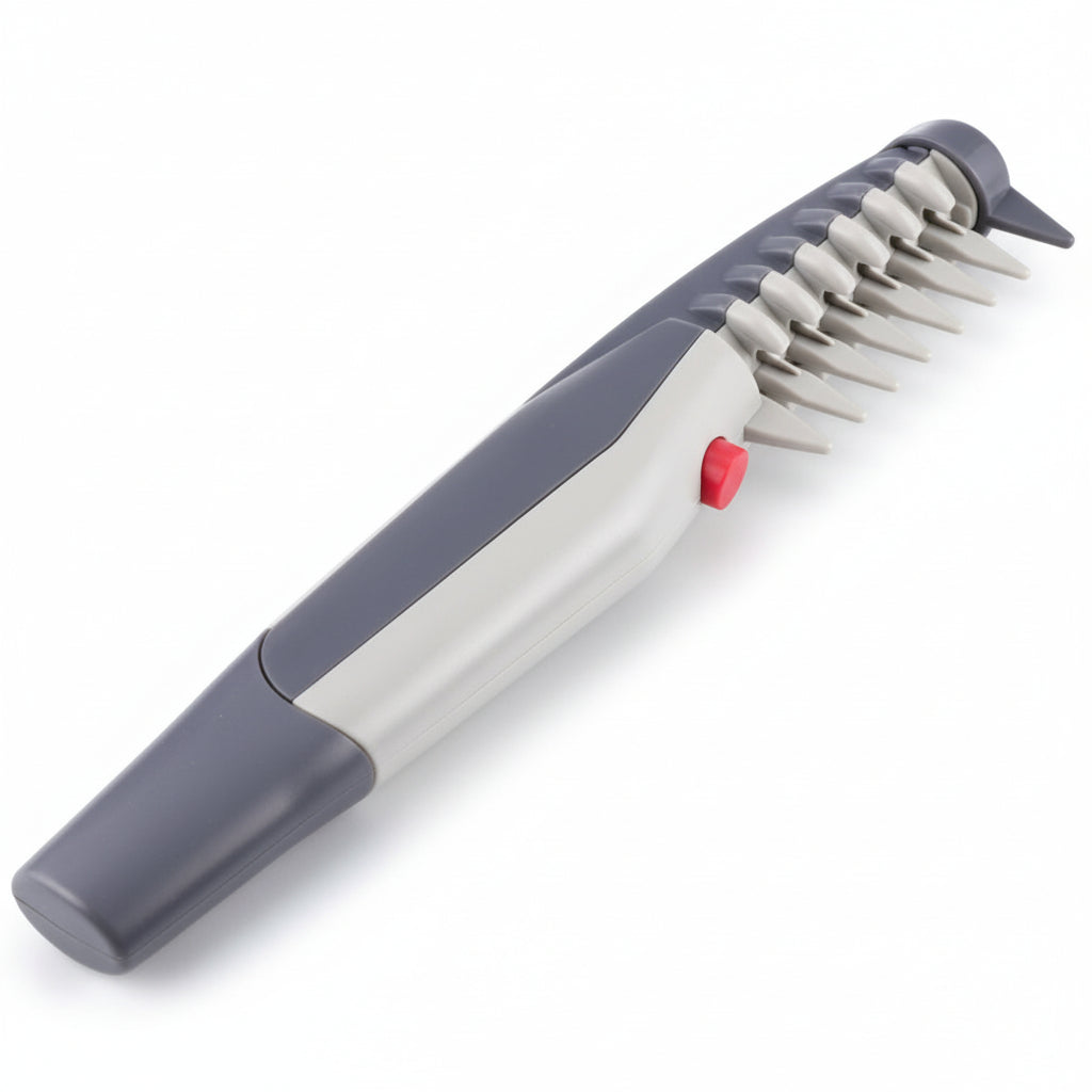 Pet Grooming Comb for Mats and Tangles Ergonomic Detangling Tool
