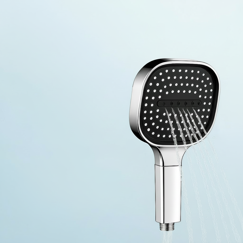High Pressure Shower Head with Turbo Boost & Filtration – Powerful Spray for Low Water Pressure