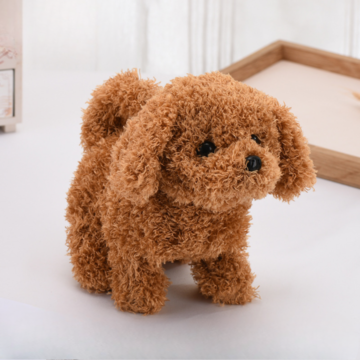 Cane Robot Giocattolo Interattivo Marrone Bianco