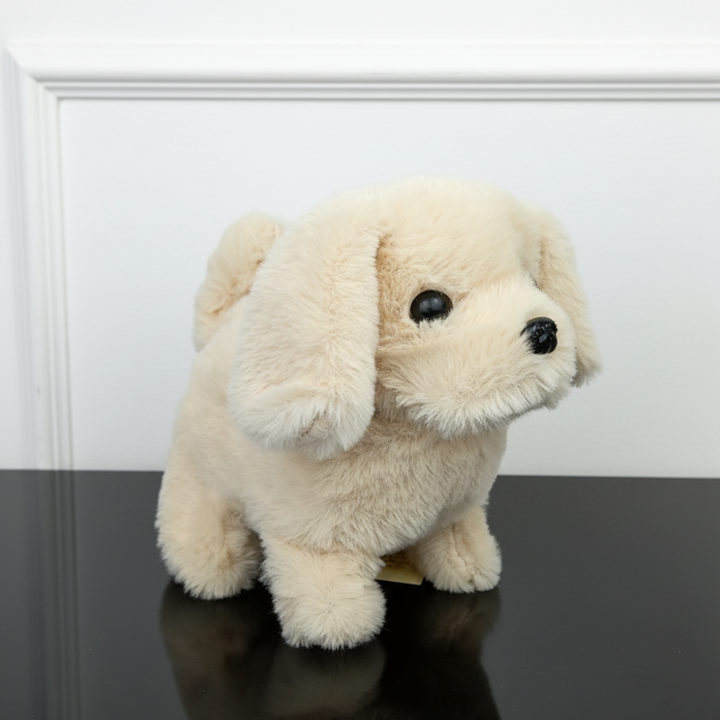 Cane Robot Giocattolo Interattivo Marrone Bianco
