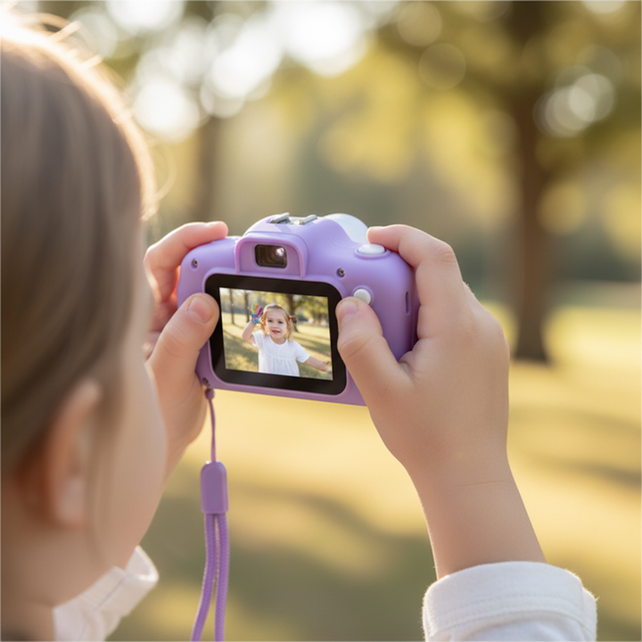 Kids Camera with 64GB Card – 12MP Digital Toy Camera for HD Video & Creative Play