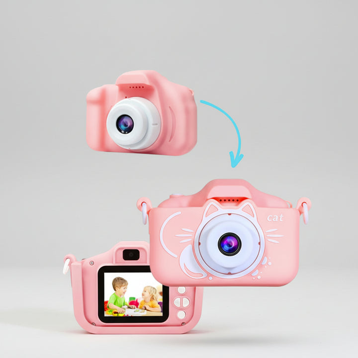 Kids Camera with 64GB Card – 12MP Digital Toy Camera for HD Video & Creative Play