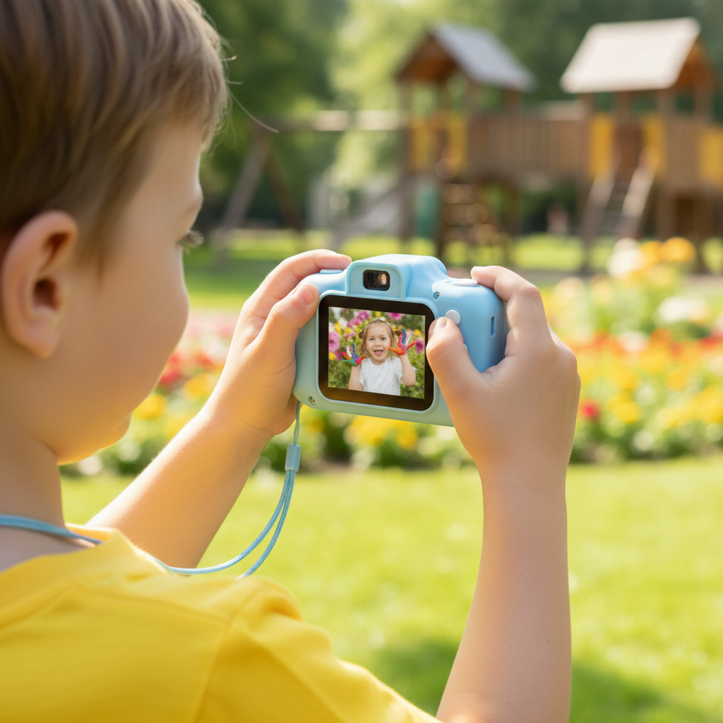 Kids Camera with 64GB Card – 12MP Digital Toy Camera for HD Video & Creative Play