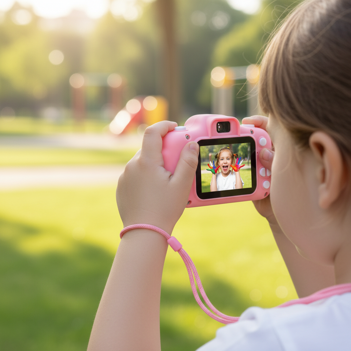 Kids Camera with 64GB Card – 12MP Digital Toy Camera for HD Video & Creative Play
