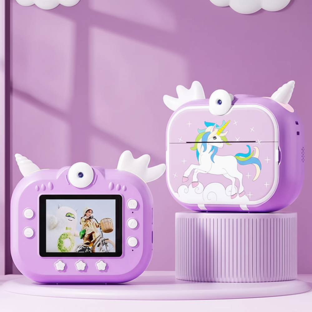 Kids Instant Print Camera – Digital Photo Camera with Thermal Printer for Creative Play