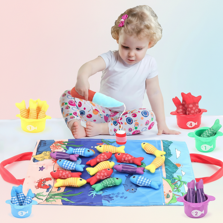 Gioco Pesca Bambini Magnetico Montessori Educativo