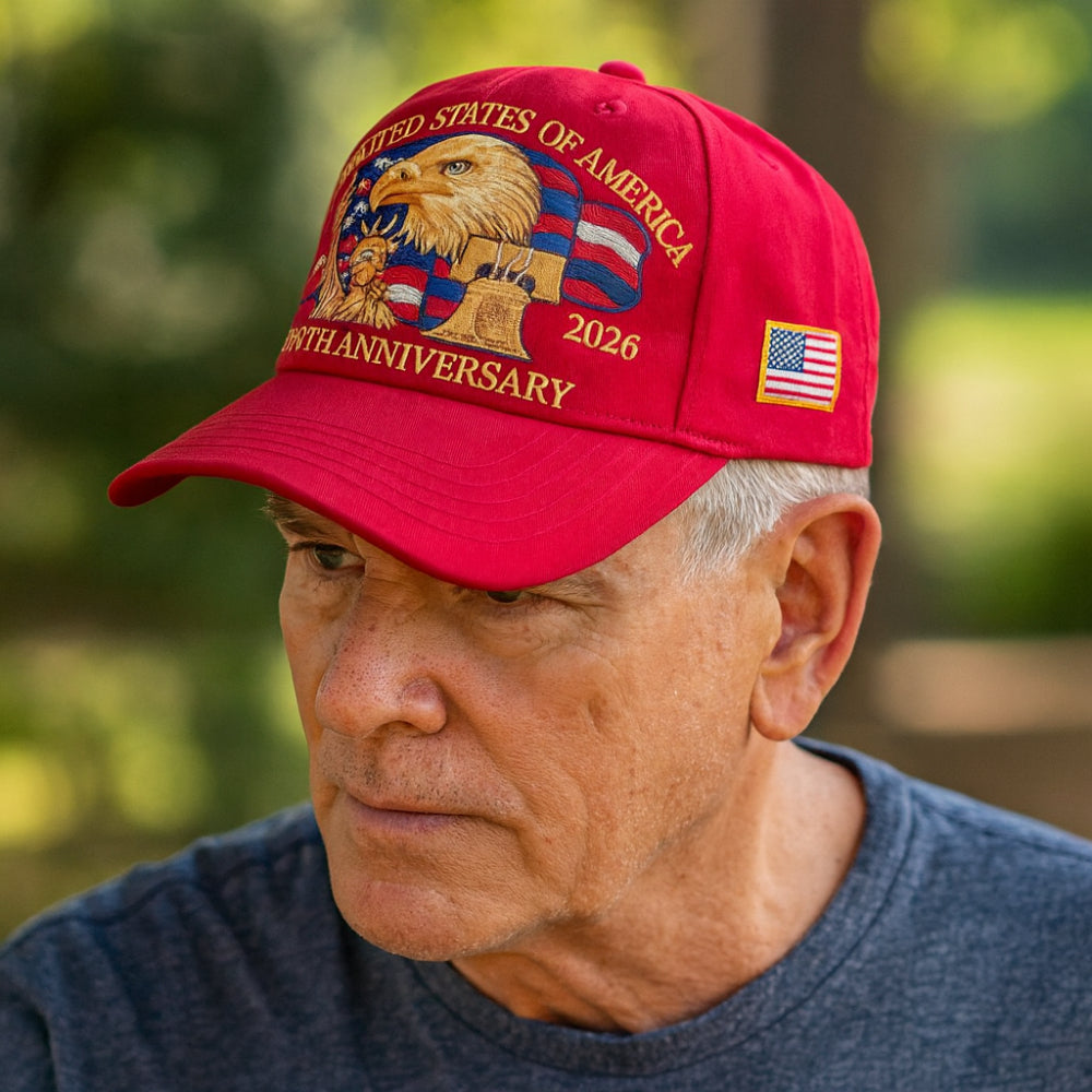 Patriotic Eagle Baseball Cap 250th Anniversary Veterans Hat