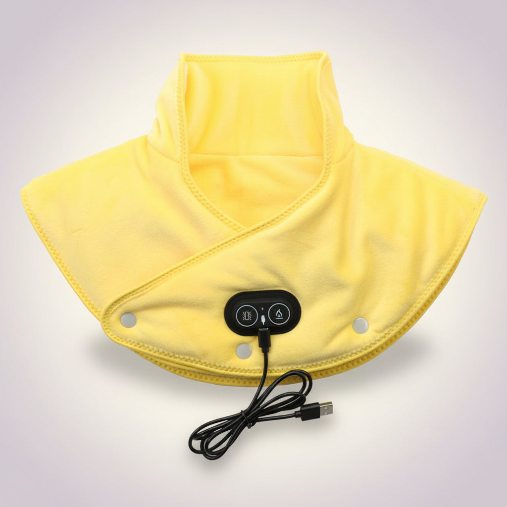 Neck Shoulder Heating Pad Vibration USB Massager