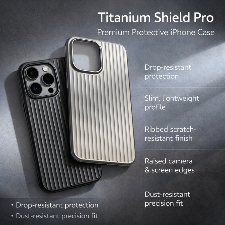 Phone Case iPhone Protective Slim Ribbed Cover