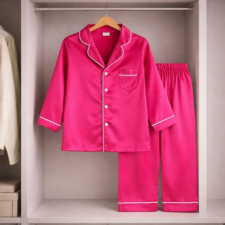 Barnpyjamas Långärmat Set – Mjukt & Bekvämt Nattlinne