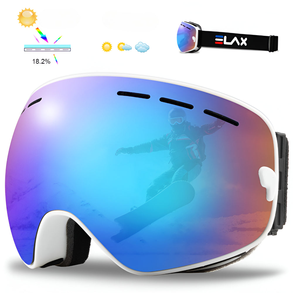 Maschera da sci con lenti intercambiabili protezione UV400 OTG