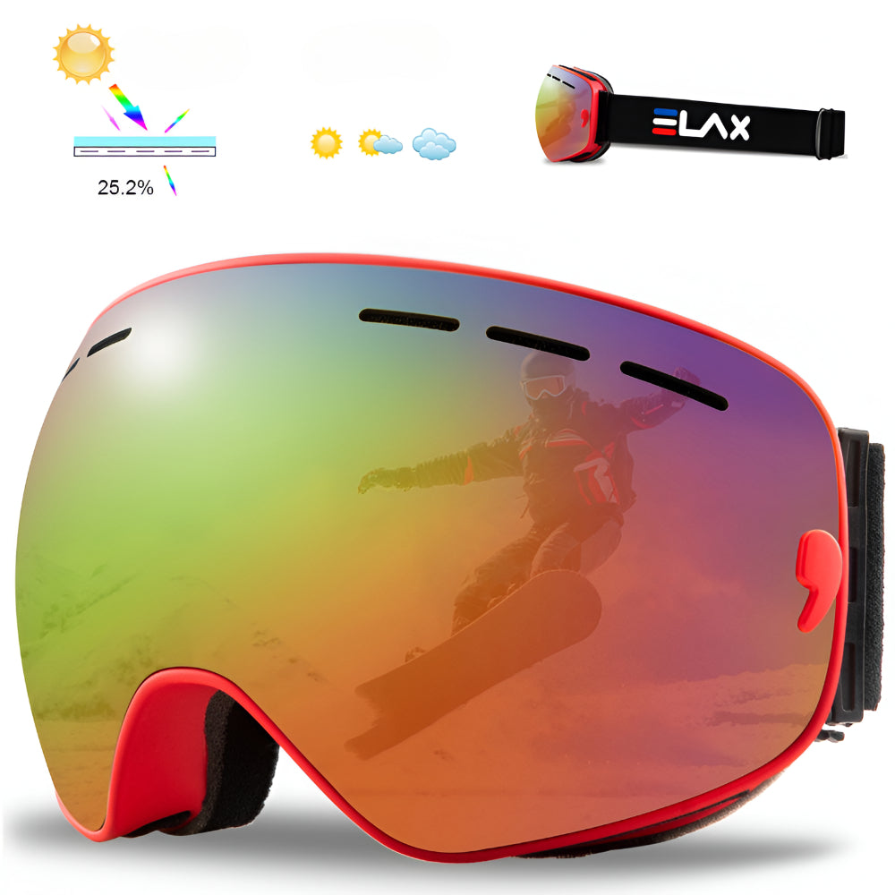 Maschera da sci con lenti intercambiabili protezione UV400 OTG