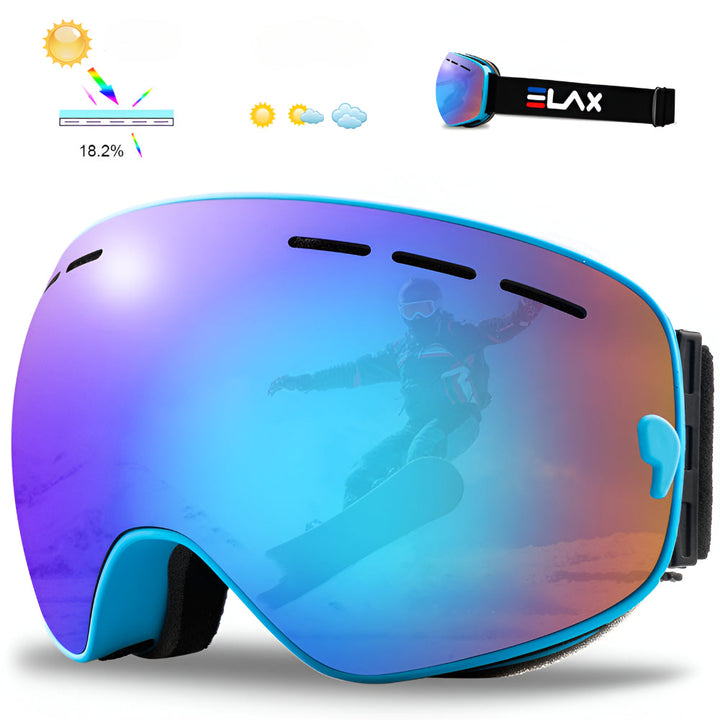 Maschera da sci con lenti intercambiabili protezione UV400 OTG