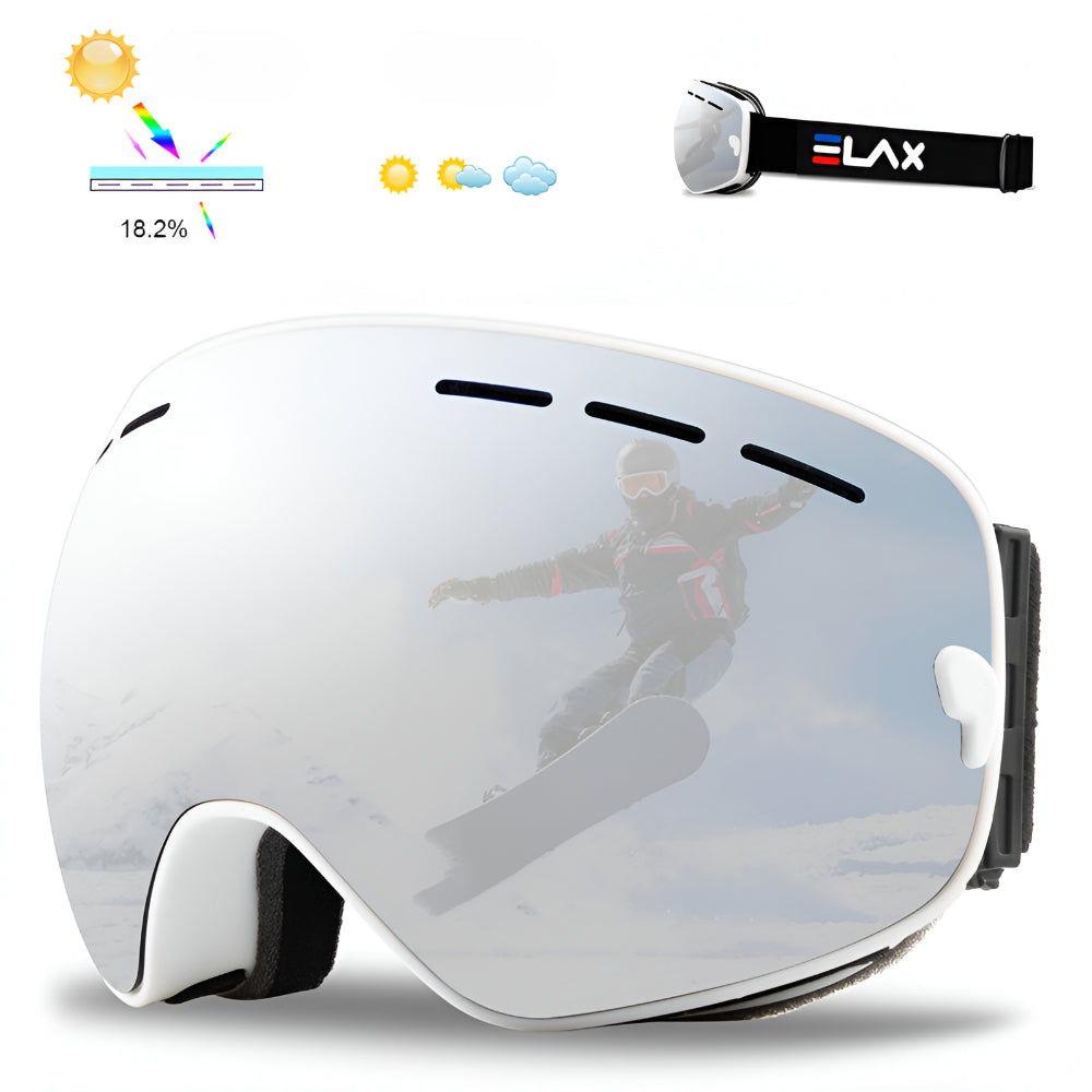 Maschera da sci con lenti intercambiabili protezione UV400 OTG