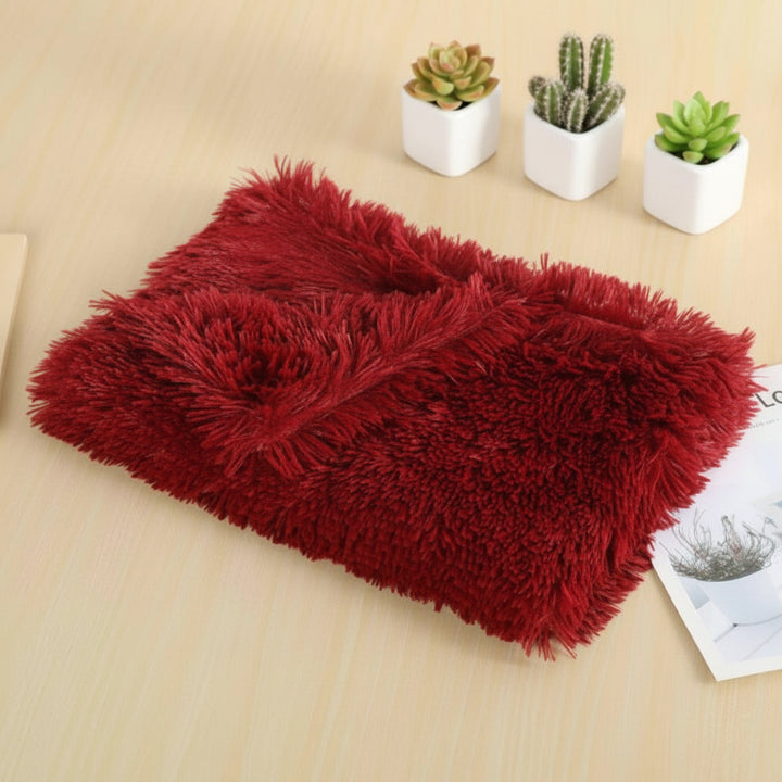 Soft Fluffy Pet Blanket for Dogs and Cats – Plush Comfort Throw