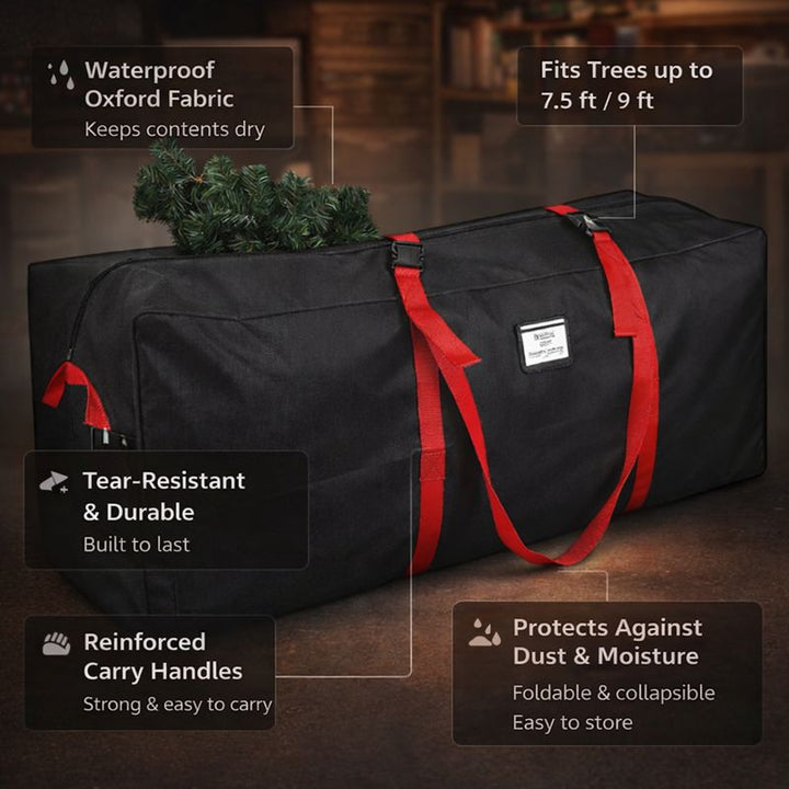 Christmas Tree Storage Bag Durable Oxford Waterproof