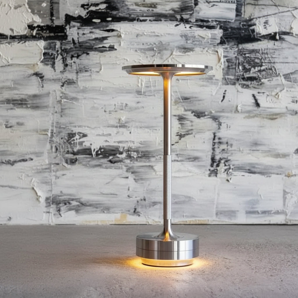 Table Lamp Rechargeable Cordless Metal Touch Control