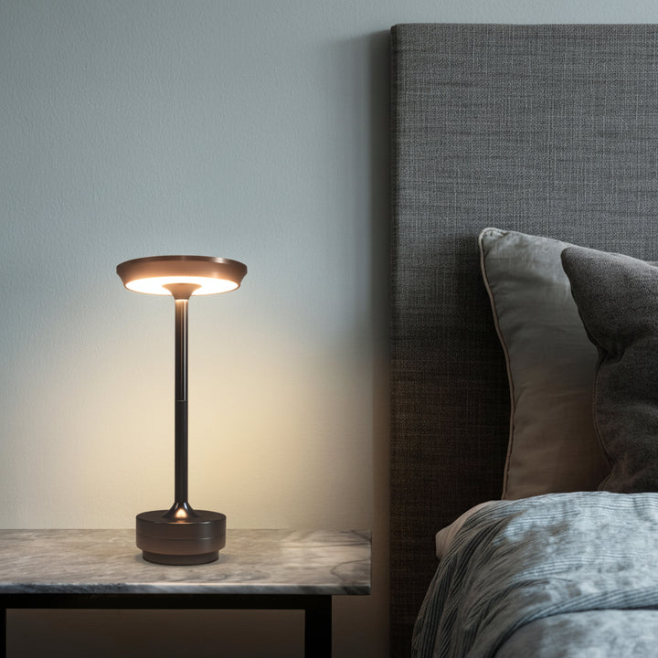 Table Lamp Rechargeable Cordless Metal Touch Control