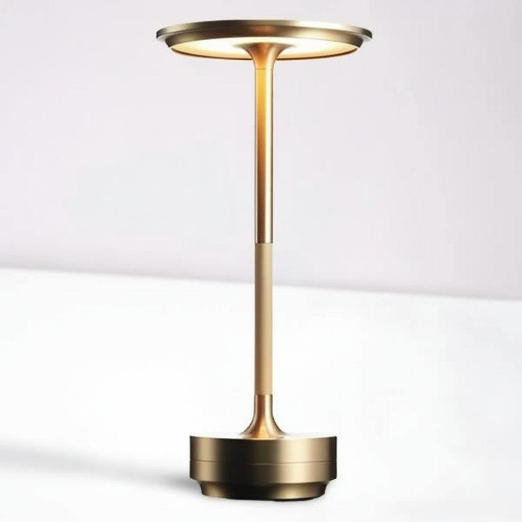 Table Lamp Rechargeable Cordless Metal Touch Control