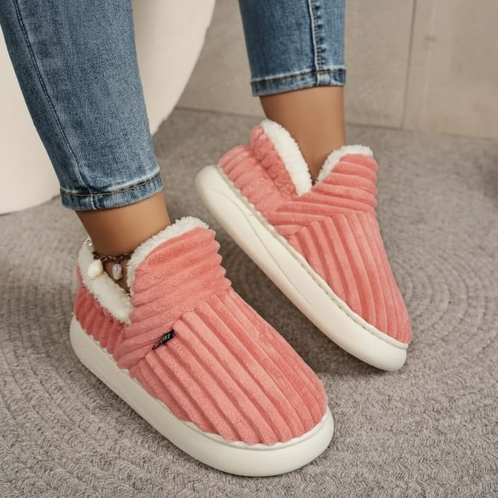 Pantofole Donna Peluche Calde Antiscivolo Scarpe Casa