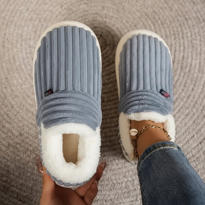 Pantofole Donna Peluche Calde Antiscivolo Scarpe Casa