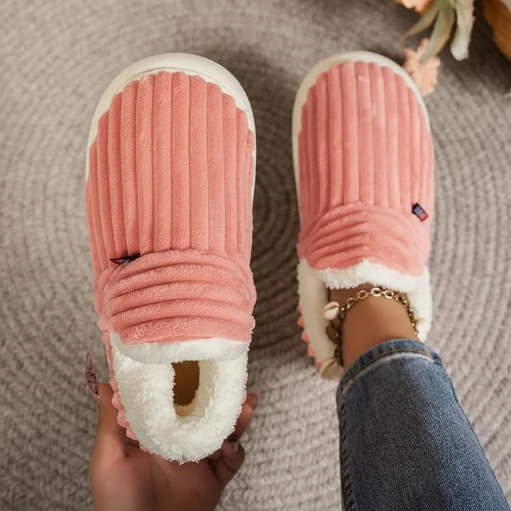 Pantofole Donna Peluche Calde Antiscivolo Scarpe Casa