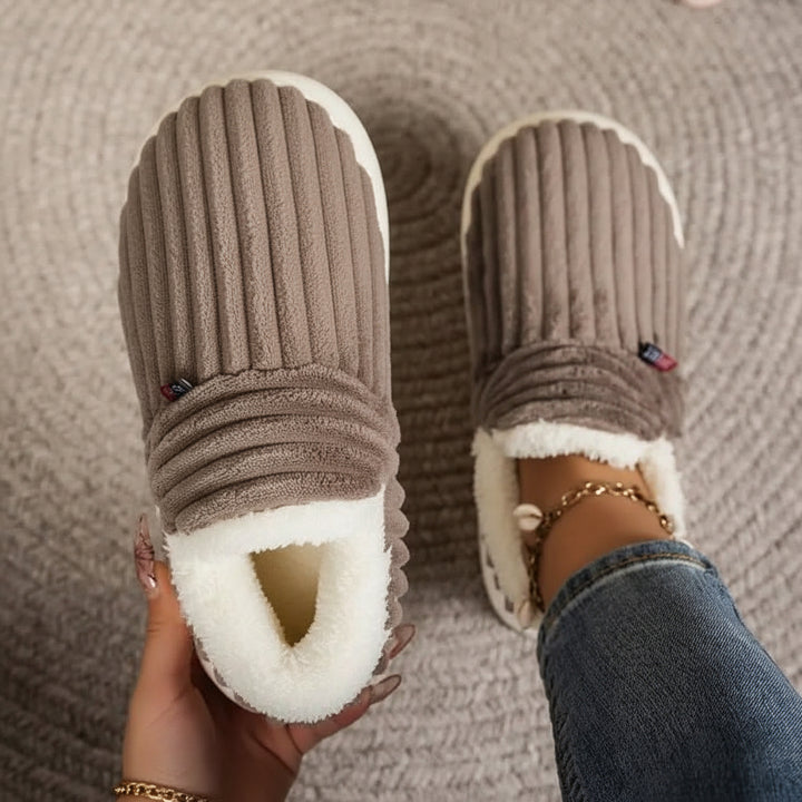 Pantofole Donna Peluche Calde Antiscivolo Scarpe Casa