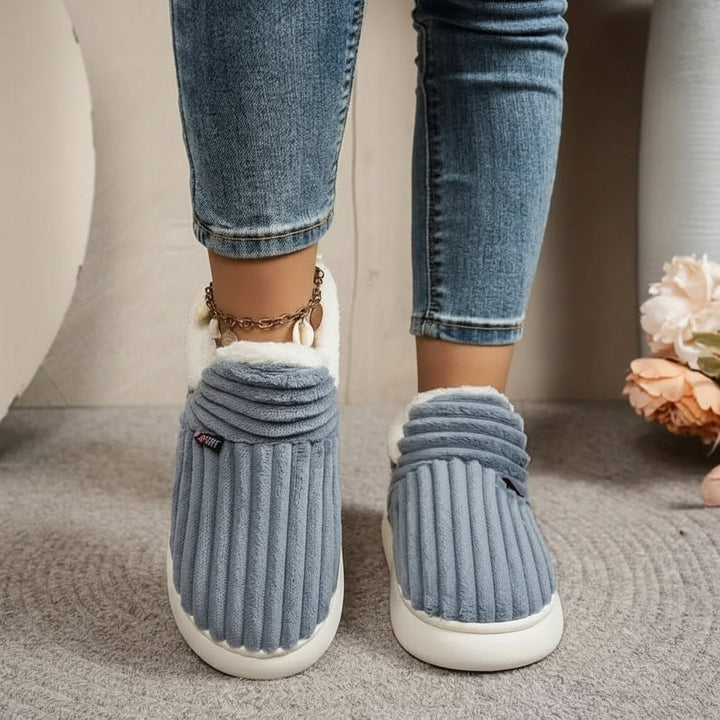 Pantofole Donna Peluche Calde Antiscivolo Scarpe Casa