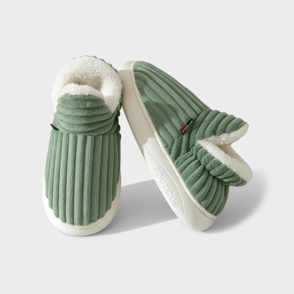 Pantofole Donna Peluche Calde Antiscivolo Scarpe Casa