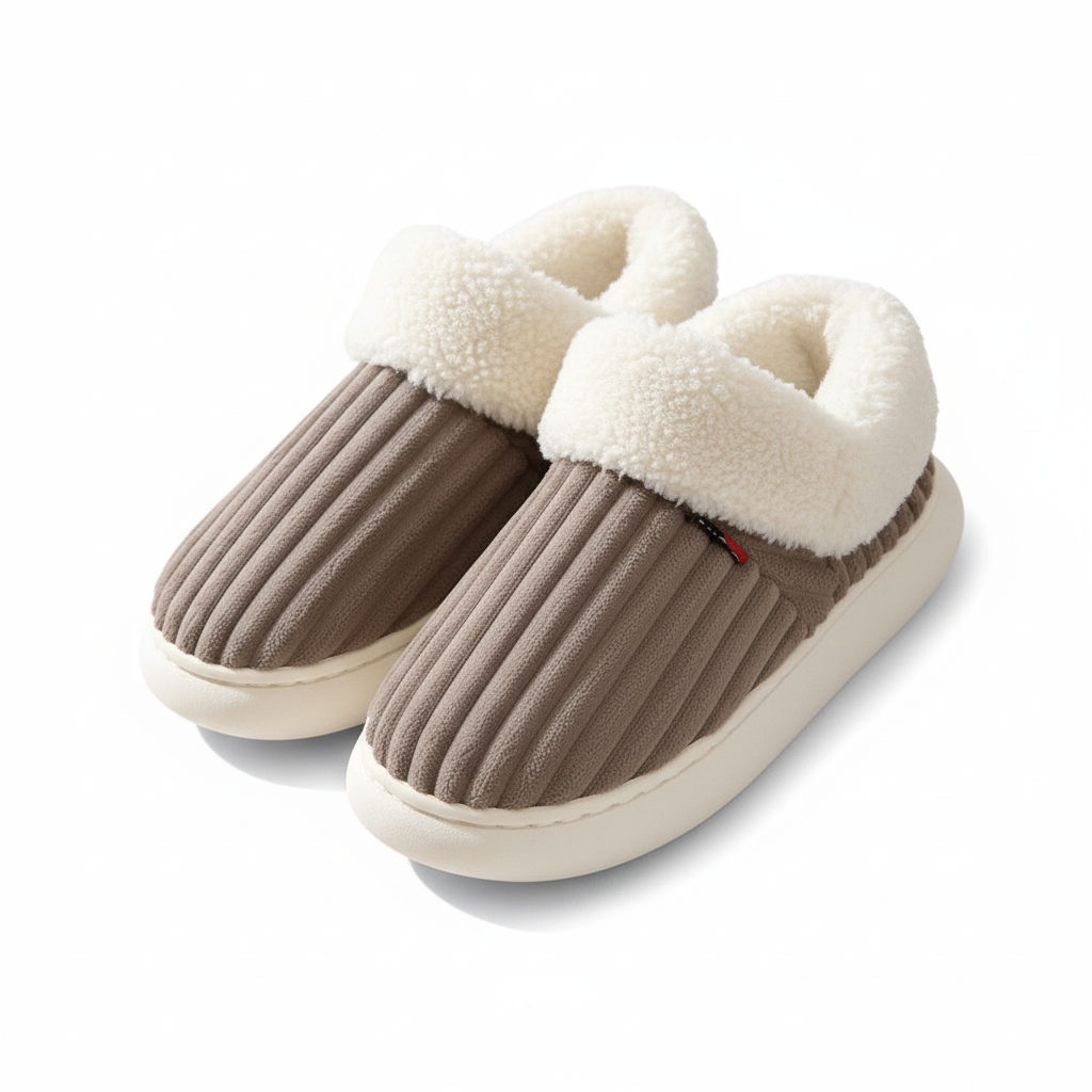 Pantofole Donna Peluche Calde Antiscivolo Scarpe Casa