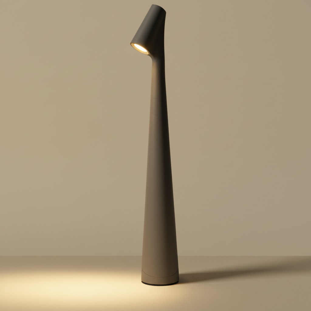 Rechargeable Table Lamp – Cordless LED Metal Lamp for Indoor & Outdoor Use
