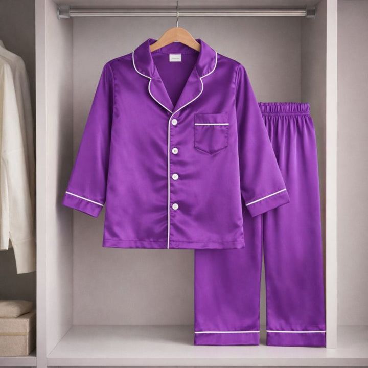 Barnpyjamas Långärmat Set – Mjukt & Bekvämt Nattlinne