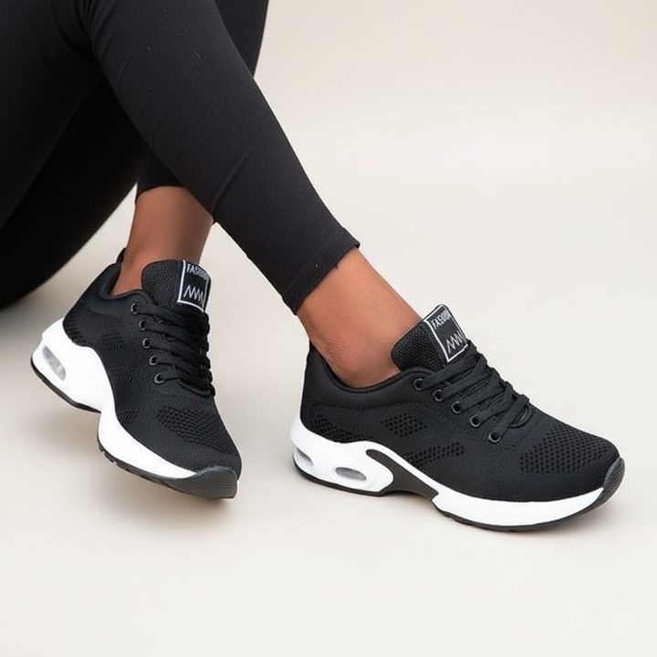 Damen Sneaker Leicht Mesh Slip On Bequeme Walking Schuhe