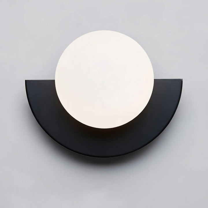 Glass Globe Wall Sconce Modern Minimalist Light