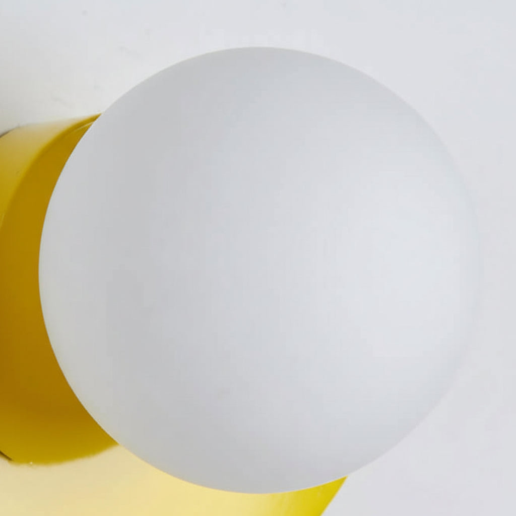 Glass Globe Wall Sconce Modern Minimalist Light