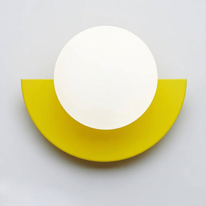 Glass Globe Wall Sconce Modern Minimalist Light