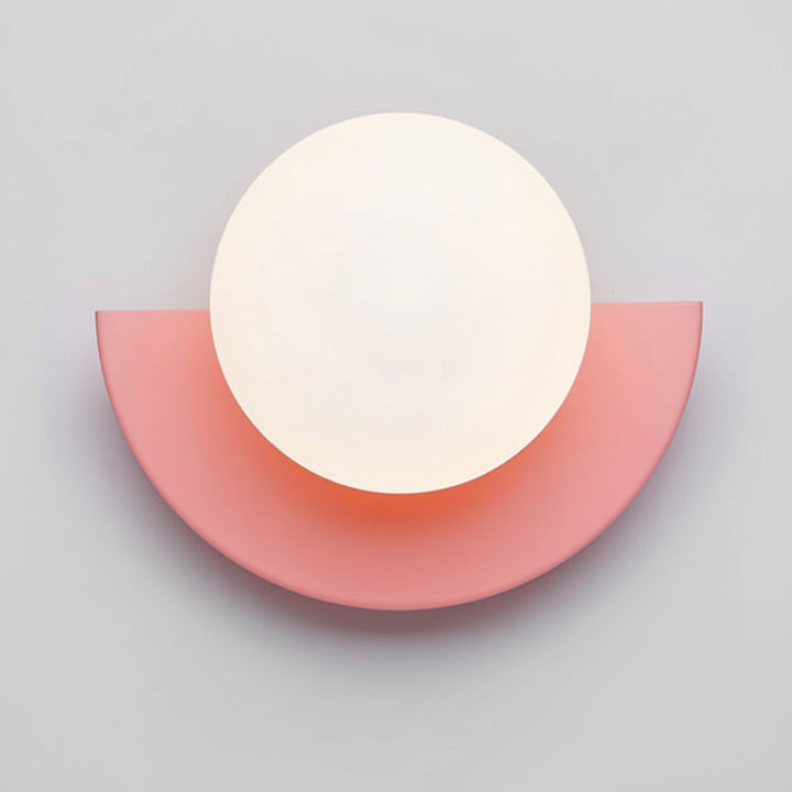 Glass Globe Wall Sconce Modern Minimalist Light
